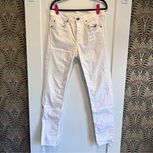 Rag and Bone Standard Issue Jeans White 33